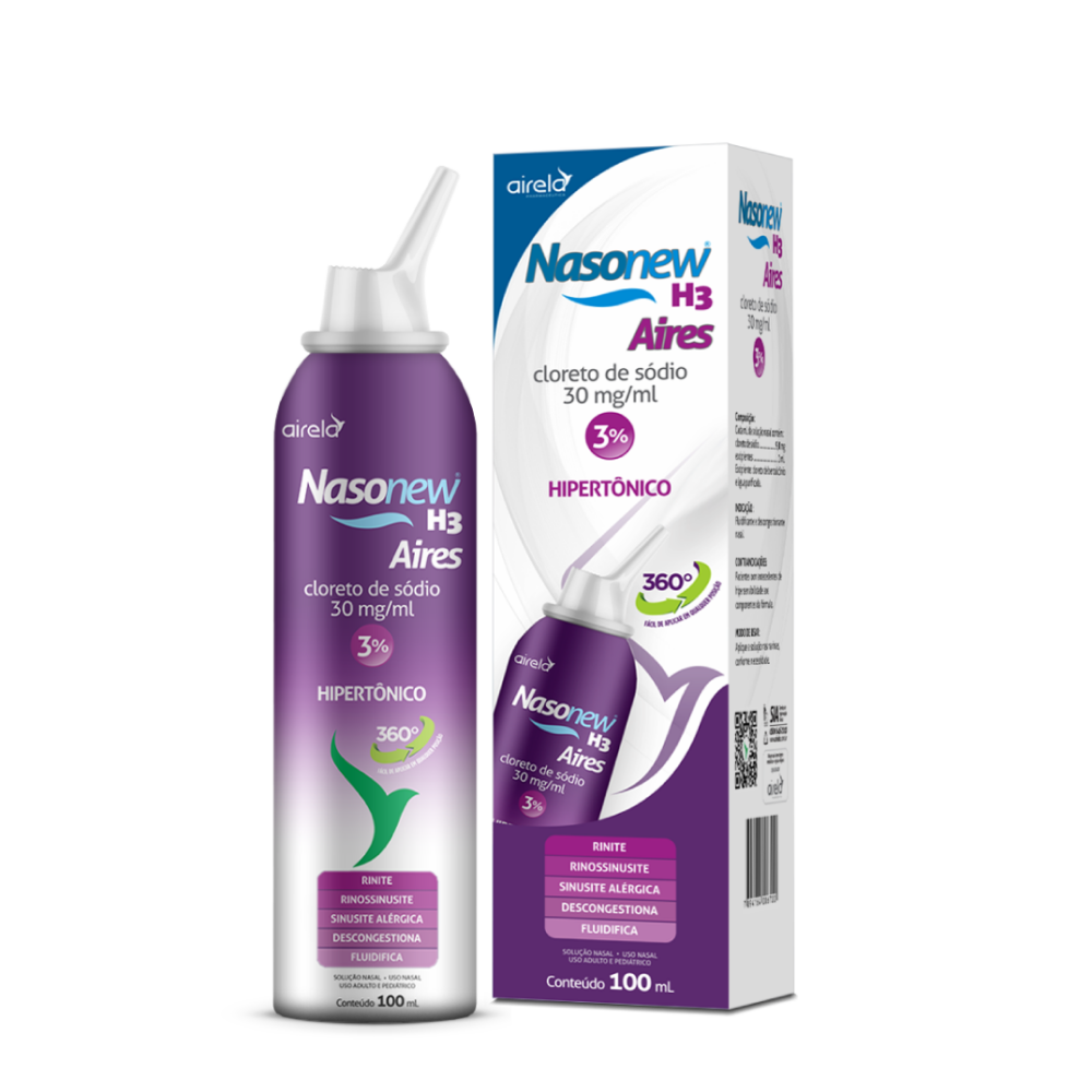NASONEW H3 CLORETO DE SÓDIO 30MG/ML 50ML AIRELA
