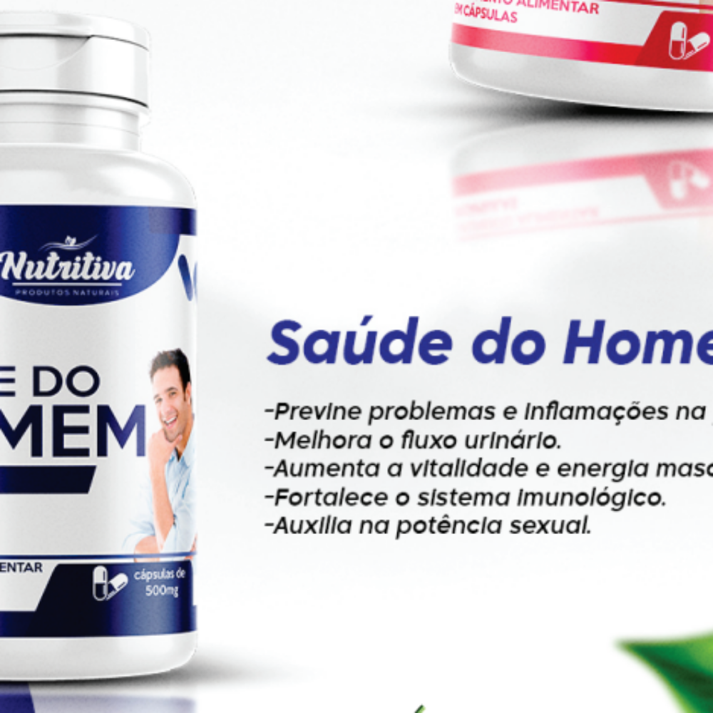 SAÚDE DO HOMEM 500MG C/  60 CAP. NUTRITIVA