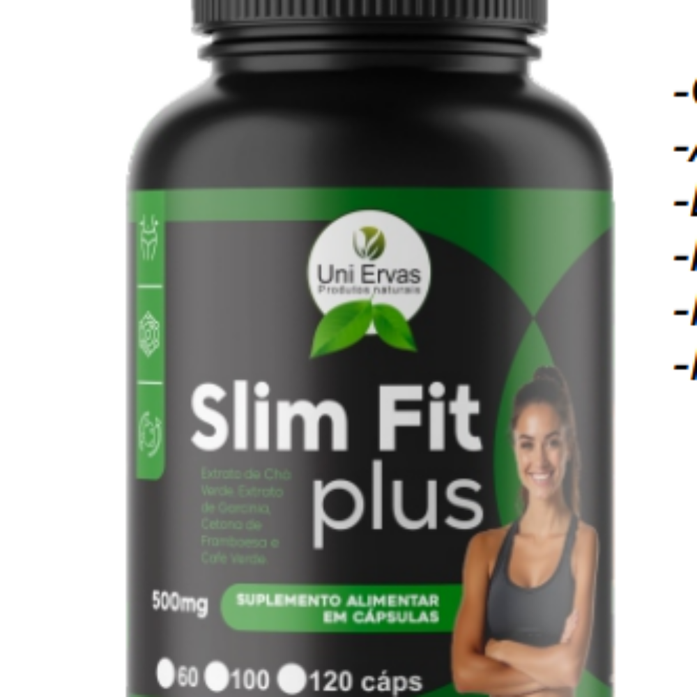 SUPL. NATURAL SLIM FIT PLUS 500MG 60 CAP. UNI ERVAS