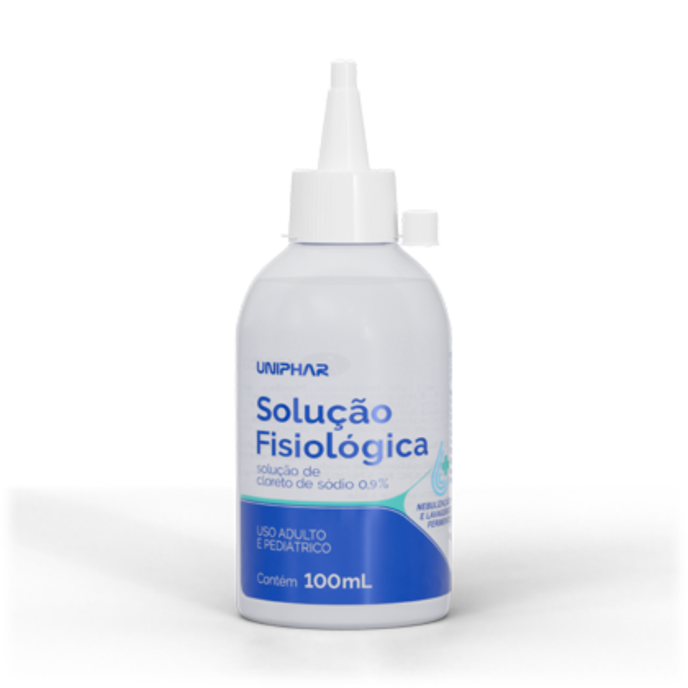 SOLUÇÃO FISIOLÓGICA 0,9% UNIPHAR 100ML