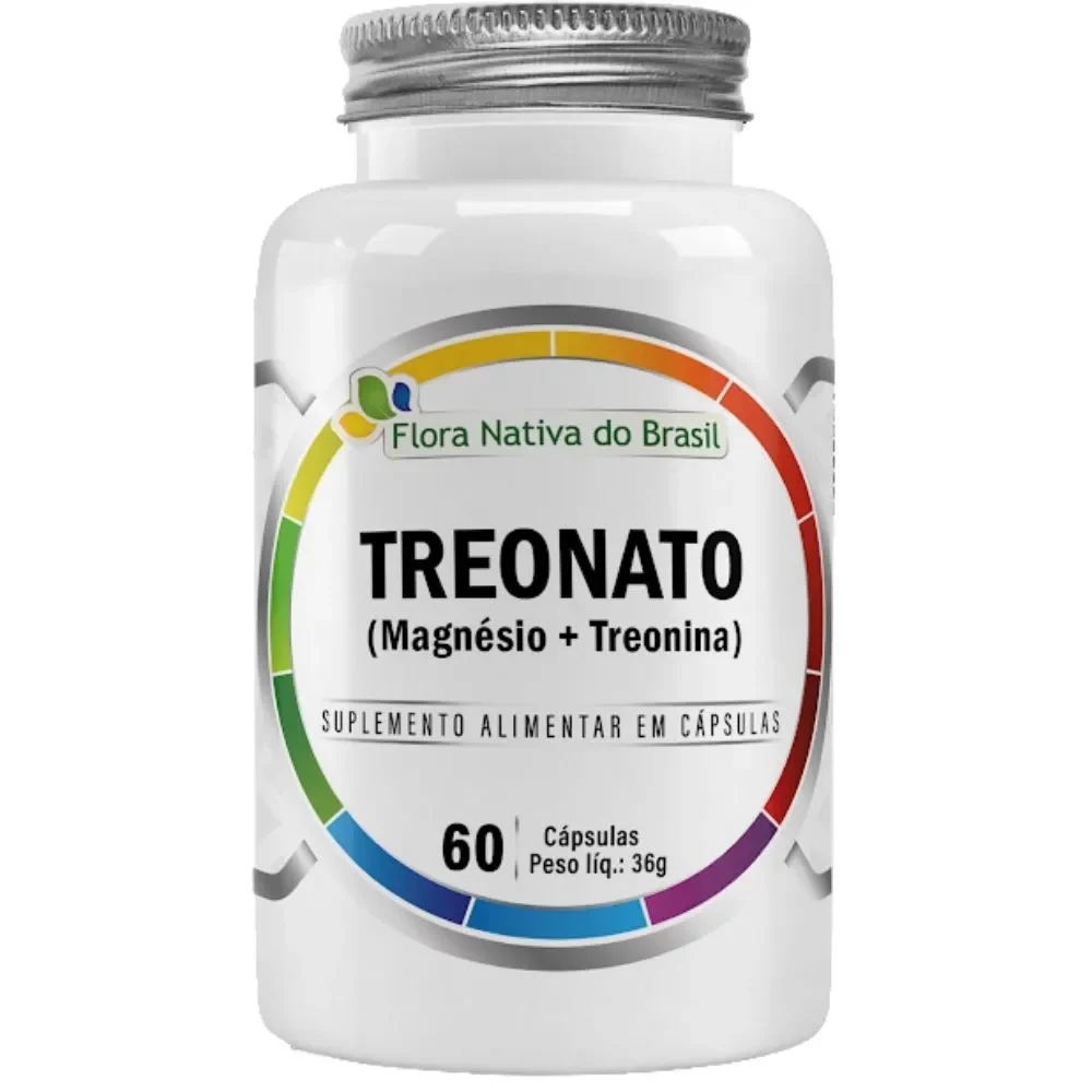 MAGNÉSIO TREONATO 600MG 60 CAP. FLORA NATIVA