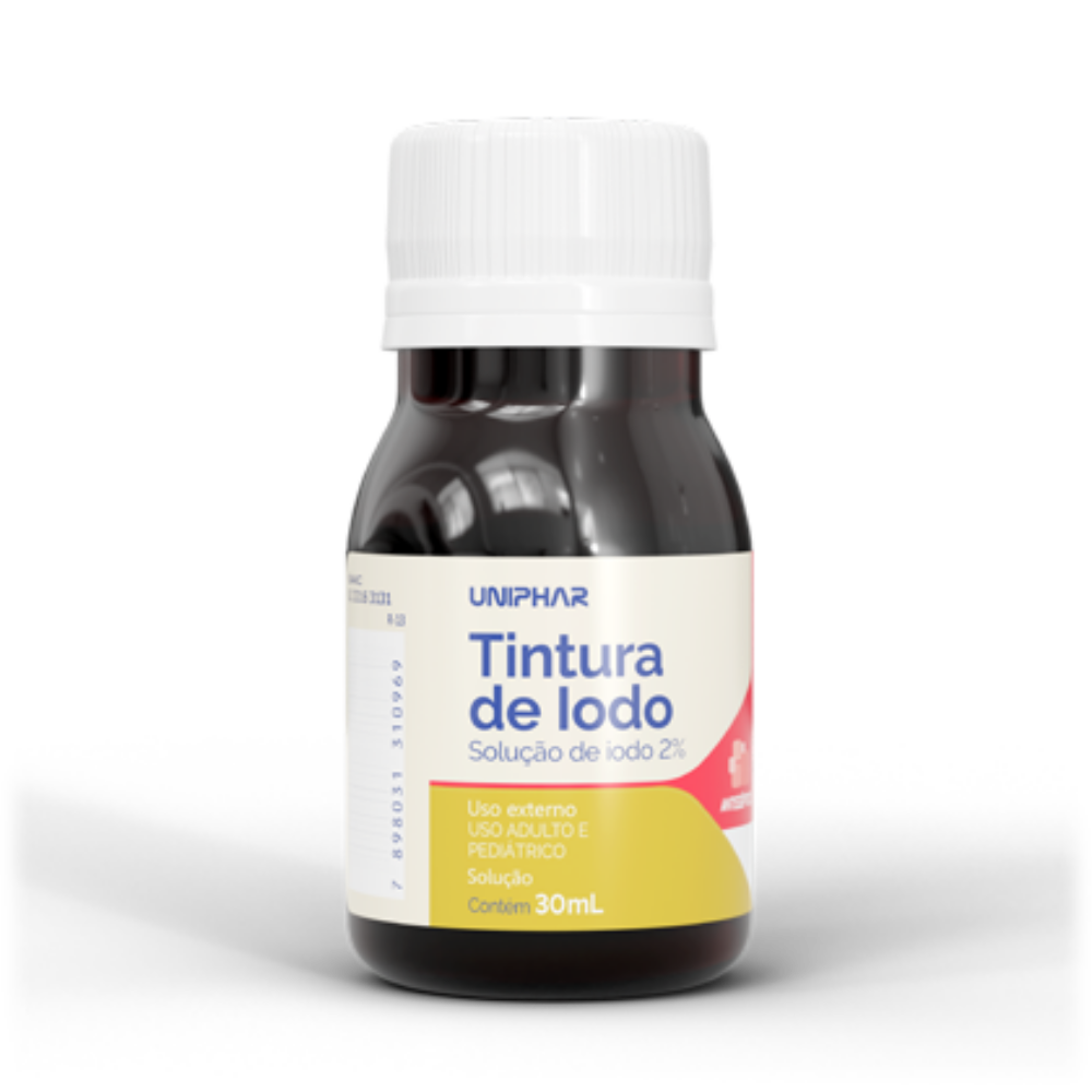 TINTURA DE IODO 30ML UNIPHAR