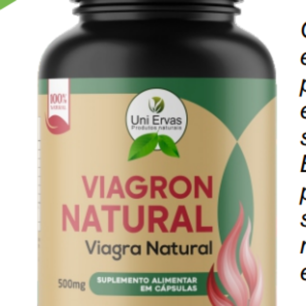 SUPL. NATURAL VIAGRON NATURAL 500MG 60 CAP. UNI ERVAS