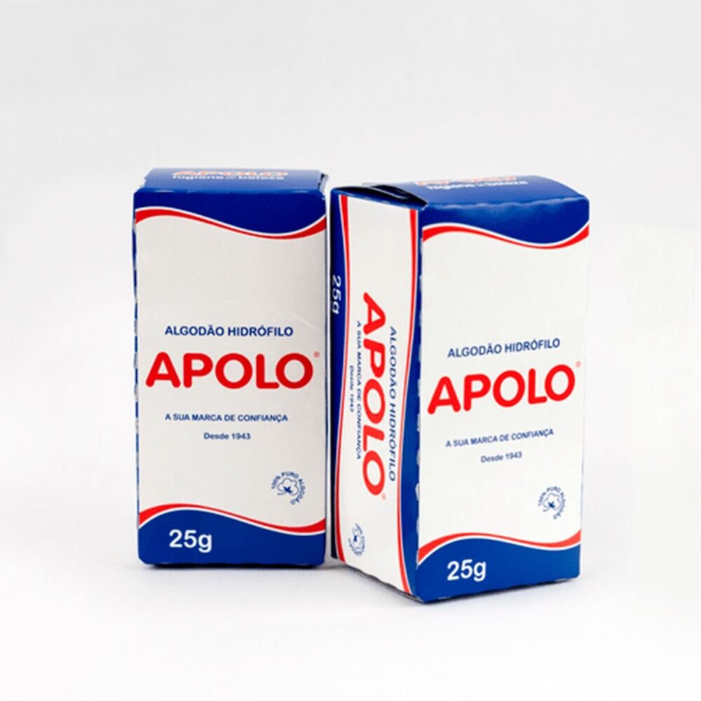 ALGODÃO APOLO CAIXA 25G