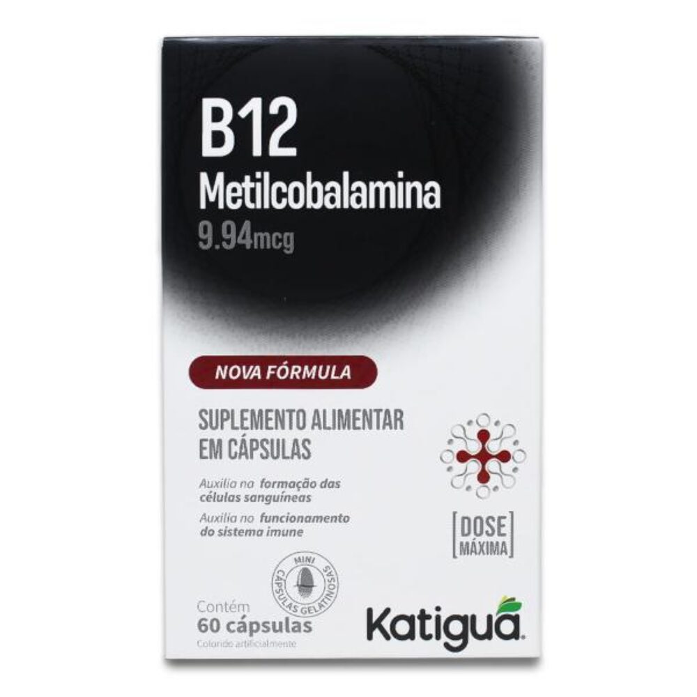 B12 METILCOBALAMINA DOSE MAXIMA 60 CAP. KATIGUA