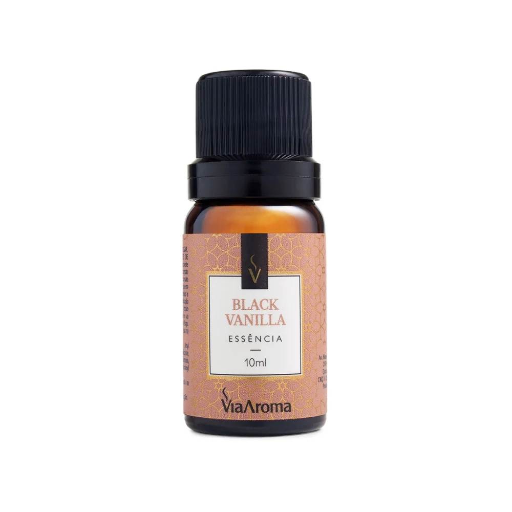 ESSÊNCIA VIA AROMA 10ML BLACK VANILLA