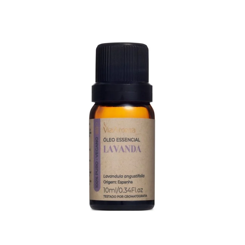 ÓLEO ESSENCIAL VIA AROMA 10ML VEGANO LAVANDA