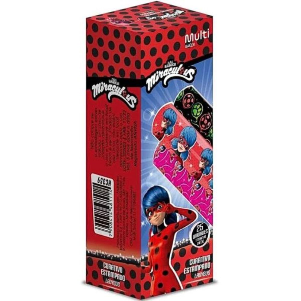 CURATIVO INFANTIL MIRACULOUS MULTILASER C/25