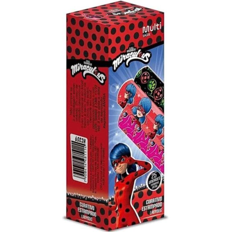CURATIVO INFANTIL MIRACULOUS MULTILASER C/25