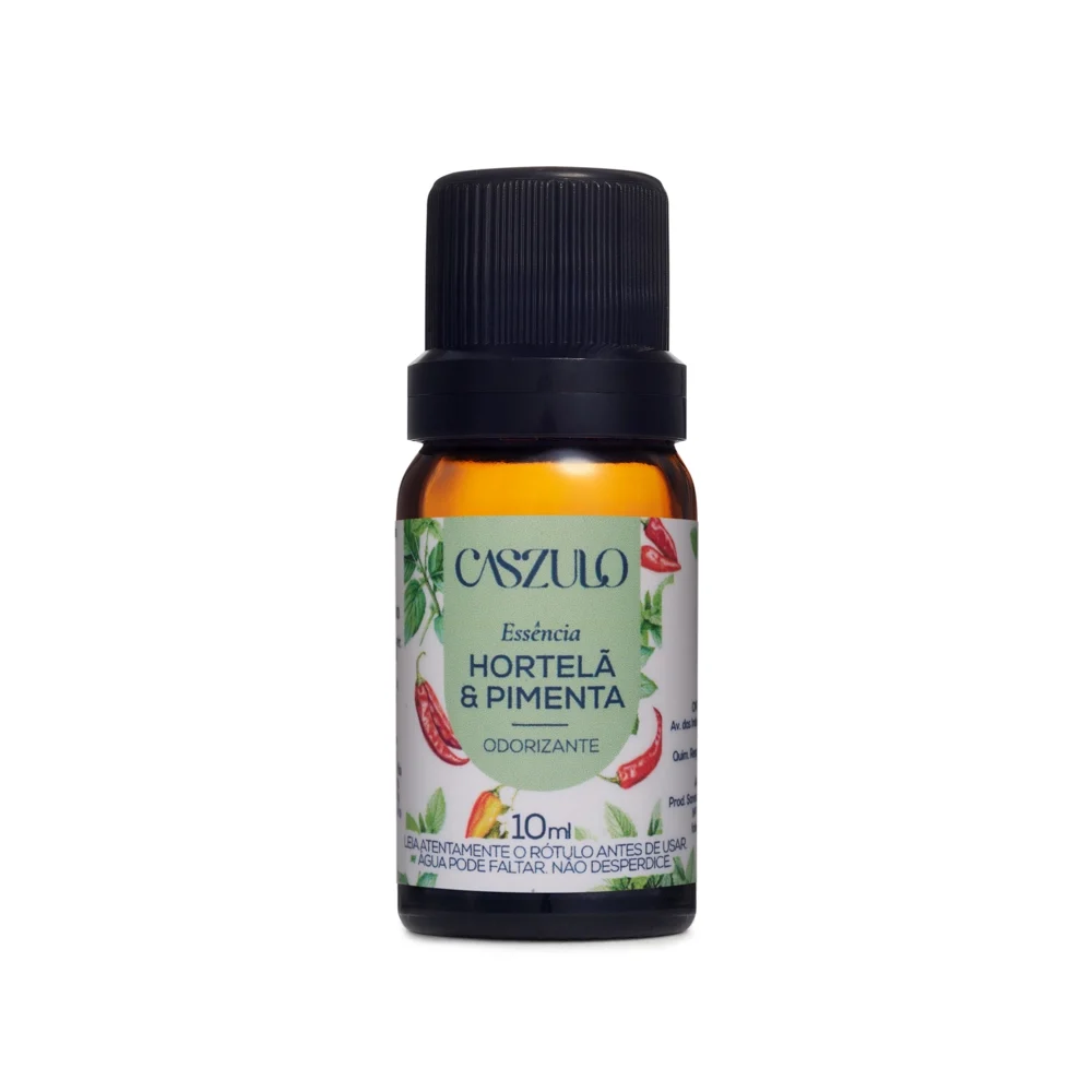 ESSÊNCIA CASZULO 10ML HORTELÃ E PIMENTA