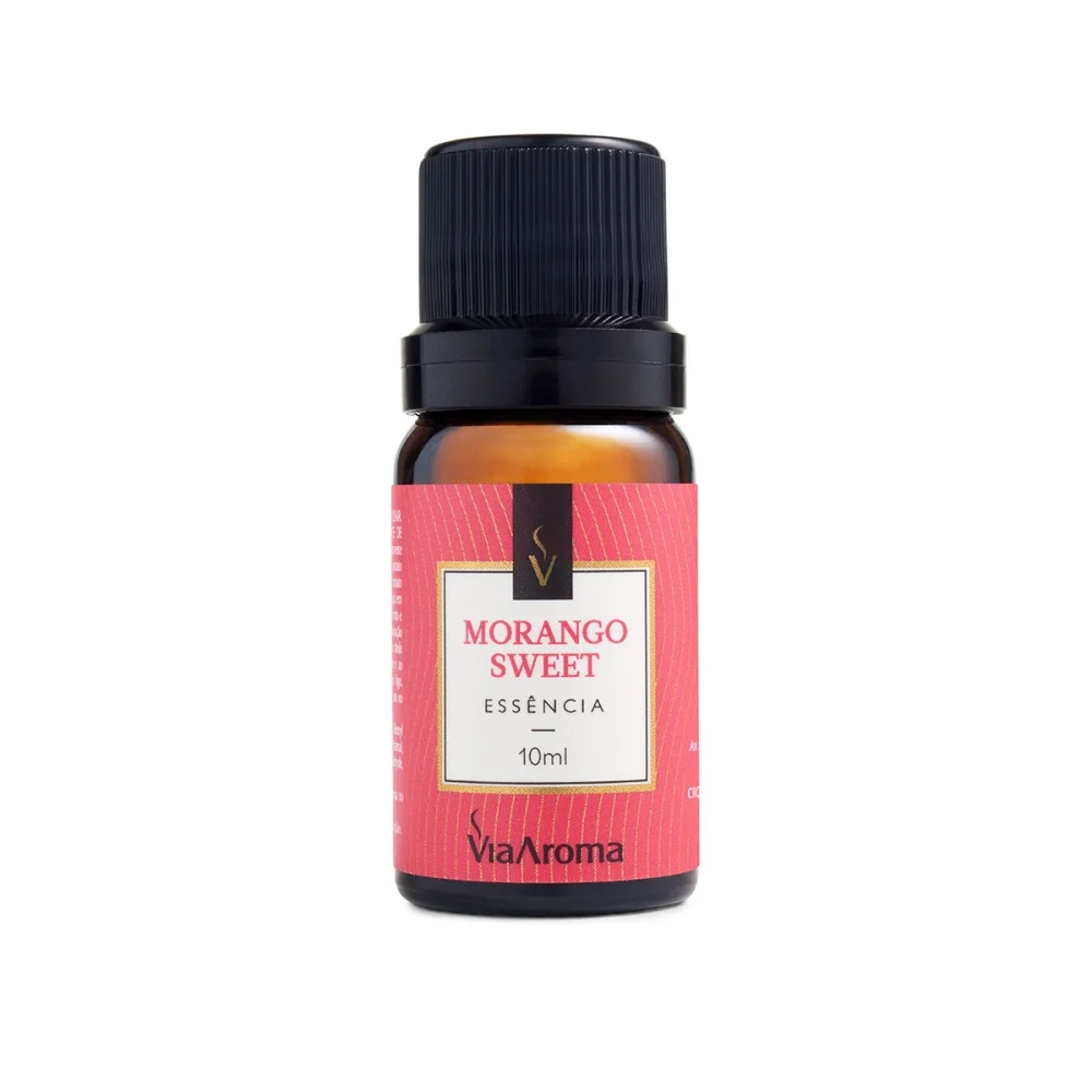 ESSÊNCIA VIA AROMA 10ML MORANGO SWEET