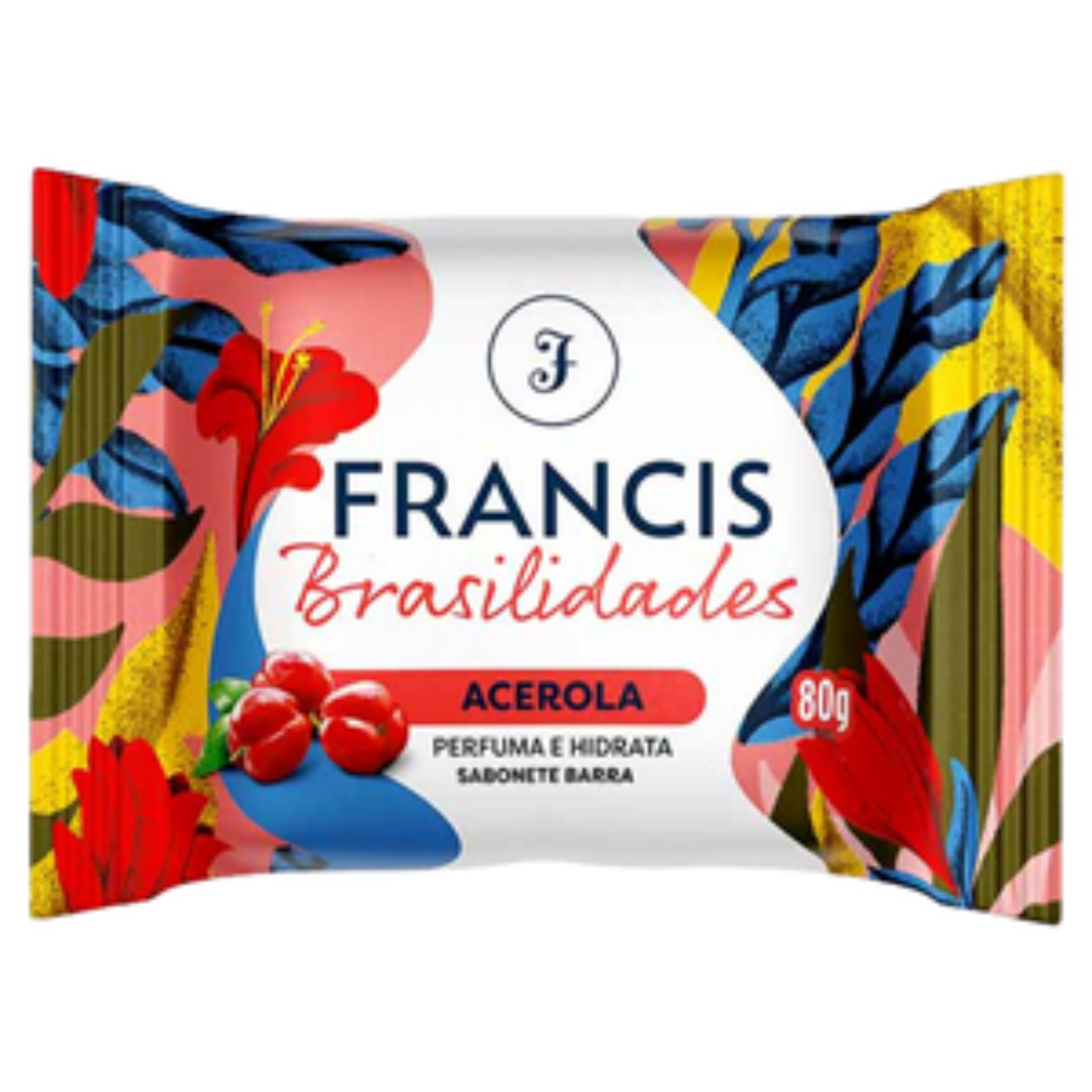 SABONETE FRANCIS BRASILIDADES 80G ACEROLA