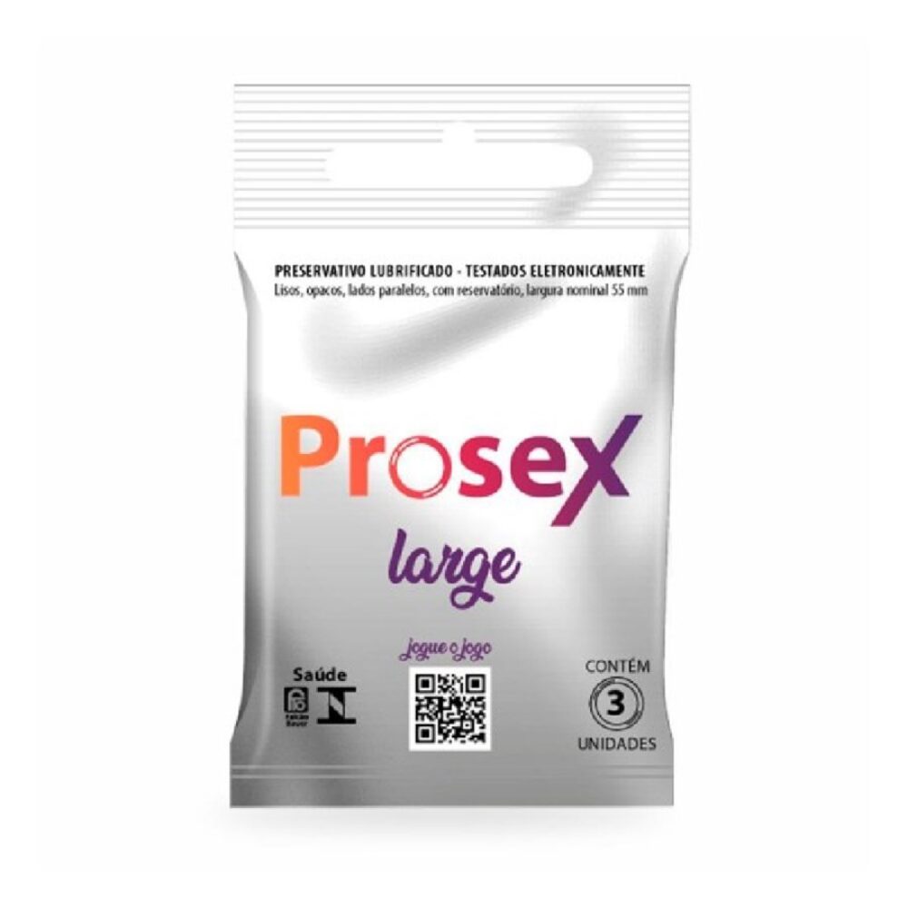 PRESERVATIVO PROSEX LARGE C/ 3
