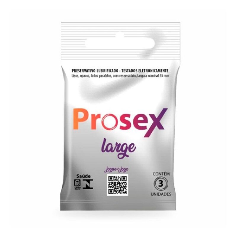 PRESERVATIVO PROSEX LARGE C/ 3