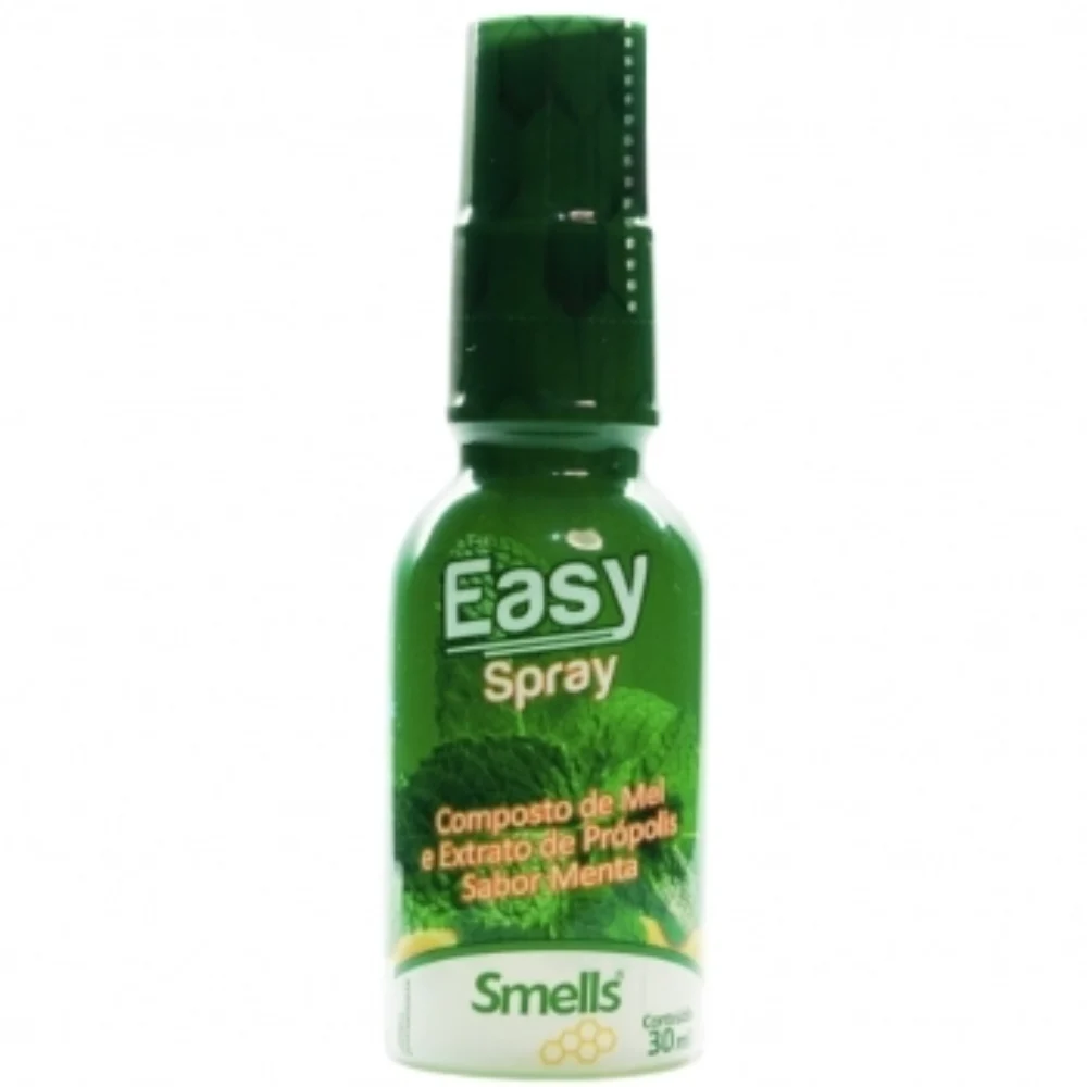 SPRAY BUCAL EASY DE MEL E PRÓPOLIS SABOR MENTA 30ML SMELLS