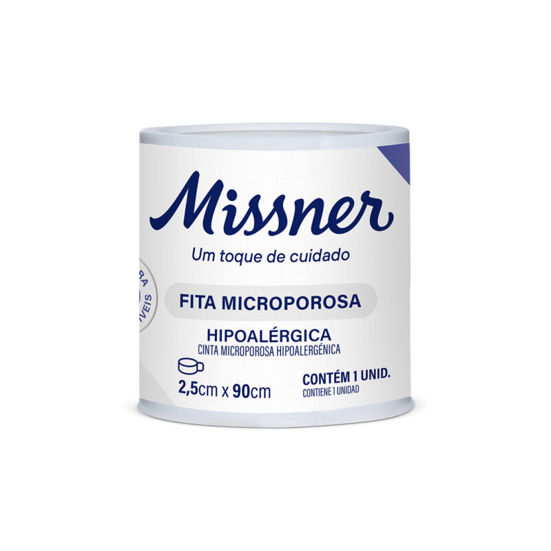 FITA MICROPOROSA MISSNER 2,5CM x 90CM
