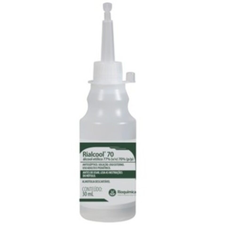 ÁLCOOL ETÍLICO 70 30ML AMOTOLIA RIOQUÍMICA