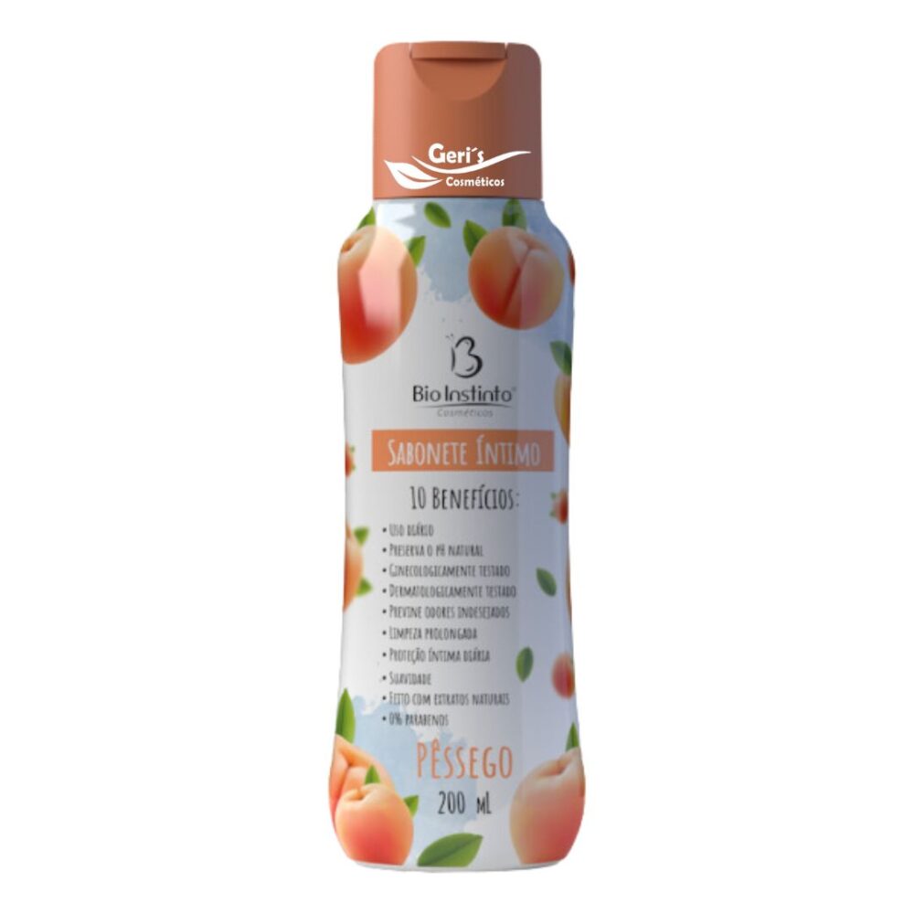 SABONETE ÍNTIMO BIO INSTINTO PESSEGO 200ML