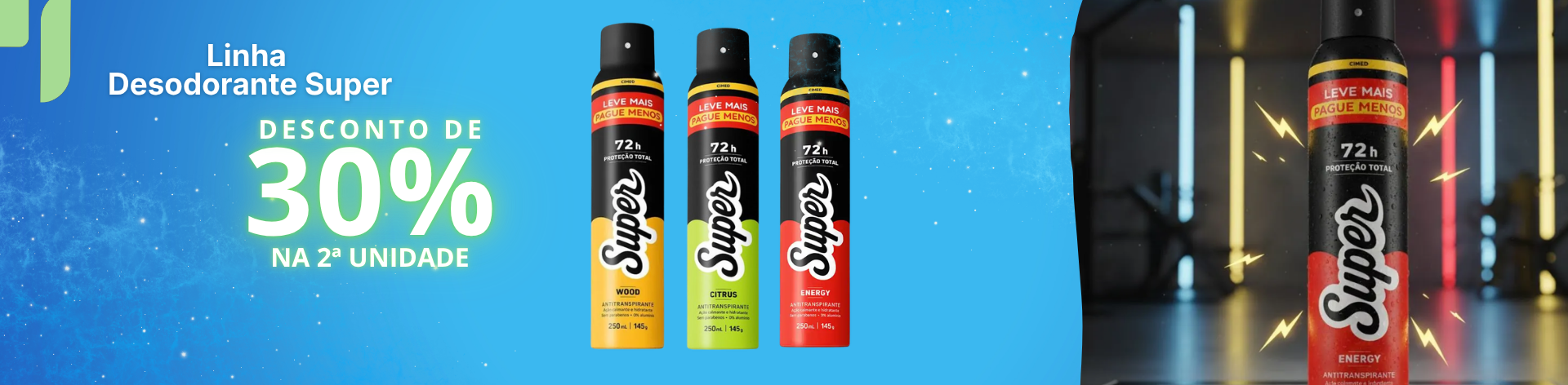 linha desodorante super