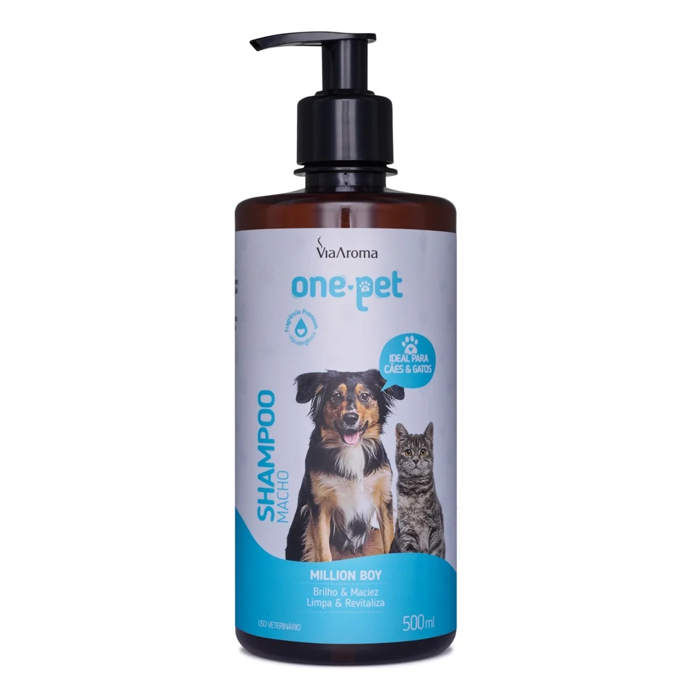 SHAMPOO PET MACHO 500ML ONE PET VIA AROMA